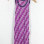 Free People Azalea Topsy Turny Purple Stripe Tunic Dress Small Photo 0