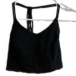 Solemio  black mermaidcore racer back crop top ultra mini Photo 0