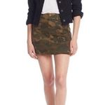 BLANK NYC NWT Denim Camo Print Fray Hem Skirt-Sz 28 Photo 2