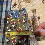 Disney  women’s hand/shoulder bag Mickey olive green nylon  great condition Photo 9