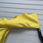 BOOHOO Bright Yellow Ruffle Sleeve Mini Dress | Size 24 Photo 2