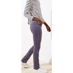Ann Taylor Loft 26/2 petite inseam purple velvet corduroy the skinny high rise jeans Photo 4