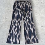 Spartina 449  Maren Kick Flare Pull-On Pant Botanic Garden Ikat Dot‎ Sz S NWT Photo 6