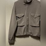 Yogalicious  Softlite Scuba Autumn Jacket in Taupe Photo 3