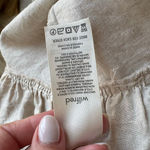 Aritzia  Wilfred Tempest Linen Smocked Mini Dress Size M Photo 3