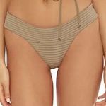 Isabella Rose Truffle Maza Maui Textured Bikini Bottom Sz S NWT Tan Photo 1