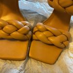 Marc Fisher Women Hammy Heeled Slide Sandals Size 61/2 Beige Photo 2