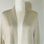 Theory  Easy Open Cardigan Sash Light Brown/Oatmeal Size S Photo 1