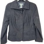 August Silk LOGIC DARK GRAY CAREER CHIC BLAZER SIZE 6 Photo 0