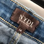 NYDJ ‎ Sheri Slim Ankle Jean with Laced Side Slits Size 14 Photo 4