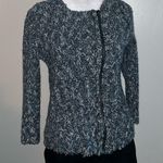 a.n.a . Sleek Tweed Style Boucle Style 3/4 Asymmetrical Zip Preppy Office Jacket Photo 0