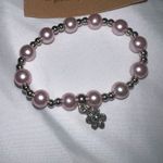 Flower Girl Stretch Pink Pear Bracelet and Message Card Photo 2
