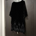 Johnny Was Roxanne Black Velvet Mini Dress — Size S, Like New Photo 8
