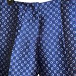 ANTHROPOLOGIE LEIFSDOTTIR Foulard Geometric Pattern Brocade Ankle Pants NWOT 6 Blue Photo 2
