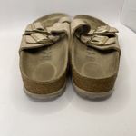 Birkenstock Arizona Womens Metallic Pink Sandals Slides Size 38N US L7 M5 Narrow Photo 4