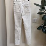 Madewell slim demi boot cut jean in off-white cream size 24 0 2 Photo 2