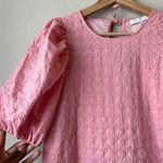 English Factory NEW  Dress‎ Pink Penelope Puff Sleeve Drop Waist Mini Dress Sz XS Photo 4