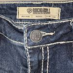 Rock & Roll Cowgirl  Riding Bootcut Jeans Womens 26 x 29.5" Mid Dark Wash Photo 5