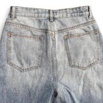 SheIn  – Distressed High Rise Mom Jeans – Women's Size 6 / M – Light Wash Denim Photo 4