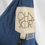 Chaser Blue Ruffle Tie Dye Tank Medium New Photo 2