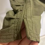 prAna  Olive Green Outdoor Nylon Blend Adjustable Waist Capri Pants- Size 4 Photo 8