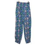 FP MOVEMENT The Way Home Daisy Check Combo Printed Joggers Size S New w/o Tag Blue Photo 5