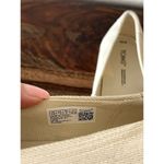 Toms  Shoes Womens 9.5 Alpargata Slip On Beige Linen Platform Espadrille Rope Tan Photo 5