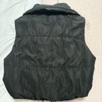 Amazon Black Cropped Puffer Vest  Photo 1