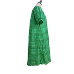 Never A Wallflower Marakesh Midi Dress Kelly Green Plaid Size XS Photo 3