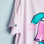 Simply Southern  Cheerleading Turtle Pink Short Sleeve Tee Photo 2