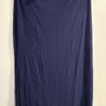 American Eagle Aerie Petite Deep Blue Maxi Split Skirt Photo 0