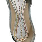 Women's Silver Wedding Bridal Khussa Indian Wedding Jutti Punjabi Flats Size 5 Photo 3