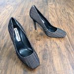 Karl Lagerfeld  • Maki heels pumps herringbone velvet black square toe tweed Photo 9