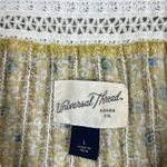 Universal Threads Universal Thread Tank Top Womens L Yellow Floral Crochet Lace Cottagecore Boho Photo 3