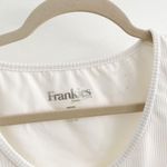 frankie's bikinis James White Ribbed Swim Top Photo 4