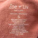 Zoe & Liv Graphic Hoodie Floral Butterfly Print “Never Not Grateful” Salmon S Photo 3