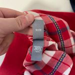 Aerie Red White & Navy Blue Plaid Drawstring Jogger Pajama Pants Photo 10