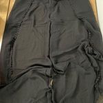 New Women’s Bon Voyage Sheer Pull on Swimsuit Cover up Pants Black size Medium Photo 0