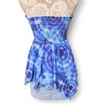 No Boundaries Vibrant Strapless NoBO Tube Top Tye Dye Boho FairyCore Y2K Summer Statement Photo 2