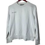 Camilla and Marc Jordan Crew Neck Pullover Sweatshirt Mist Blue 4 Photo 1