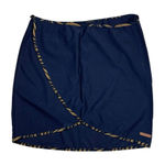 Lyra Swim Skirt L Navy Modest Swimwear Wrap Style Active Beach Resortwear Blue Size L Photo 0