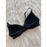 SKIMS  Wireless Form Push Up Plunge Bra Onyx Size 34C Photo 5