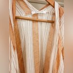 Mustard Seed , Beautiful Peach Striped Kimono Photo 1