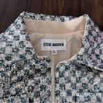 Steve Madden  checker sequin shirt jacket Photo 5