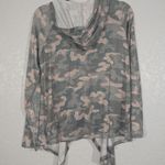 Jaclyn Intimates Gray Camouflage Flyaway Cardigan Size Large Photo 5