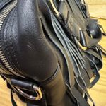 NWT Deadstock CBGB & OMFUG Genuine Leather Black Fringe Satchel Bag Photo 15