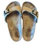 Birkenstock Women's Madrid Sandals EU 36 US 5 5.5 Tan Birko Flor Single Strap Photo 3