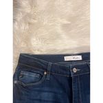 KanCan stretch mid rise skinny jeans minor distressing 11/29 Blue Photo 3