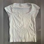 Full Tilt NWOT Tilly’s  Ivory Seamless Square neck Cap Sleeve Tee size XS/S Photo 1