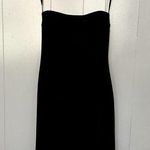 EXPRESS Vintage Y2K 90s Black Strapless Classic Elegant Pencil Midi Dress 6 Photo 0